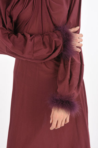 MM0 Wrap Tunic With Down Sleeve