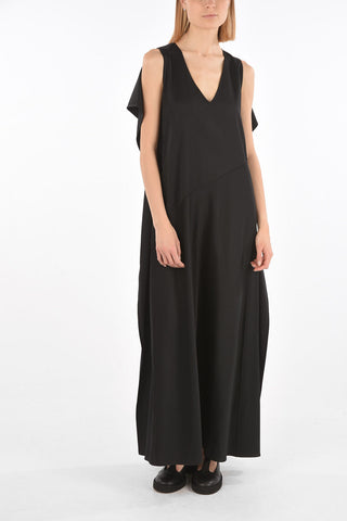 MM6 Flared Sleeveless Maxi Tunic
