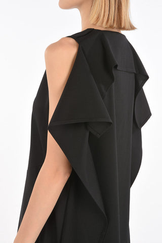 MM6 Flared Sleeveless Maxi Tunic