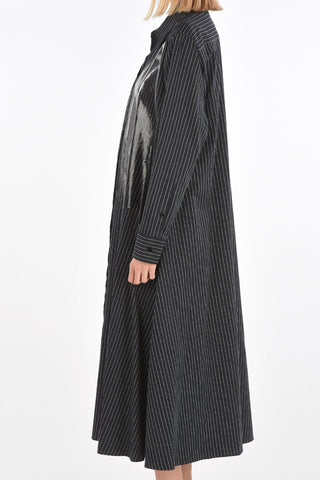 MM6 chemisier oversize a righe