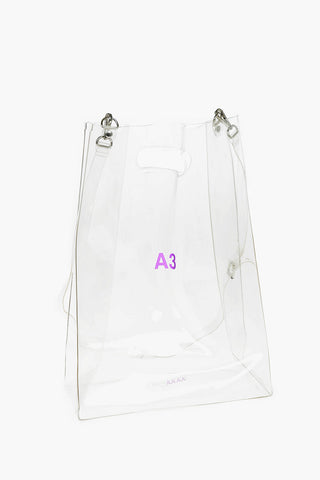 Removable Shoulder Strap A3 Plastic Tote Bag