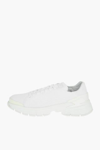 solid color BOLT LACE-UP low-top sneakers