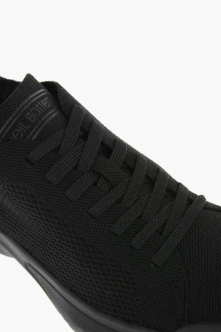 solid color BOLT LACE-UP low-top sneakers with contrasting logo