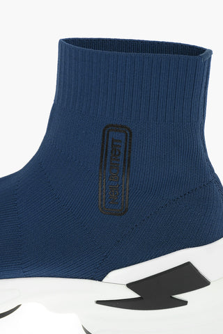 contrasting sole BOLT sock sneakers