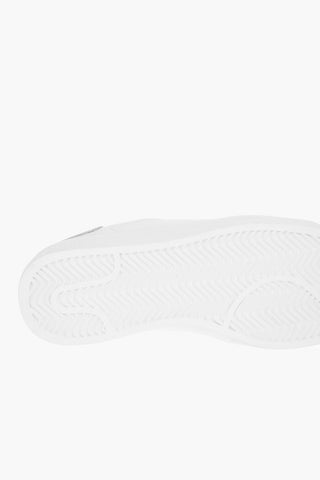 solid color leather TENNIS TRAINER low top sneakers
