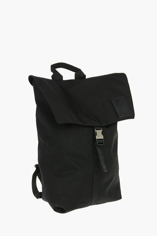 solid color nylon CITY FLAP backpack