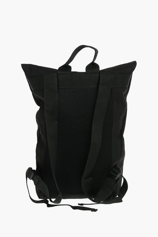 solid color nylon CITY FLAP backpack