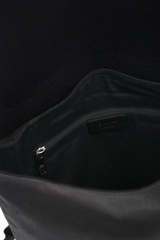 solid color nylon CITY FLAP backpack