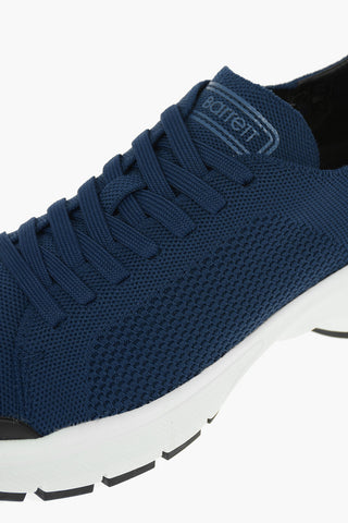 contrasting sole BOLT LACE-UP low-top sneakers