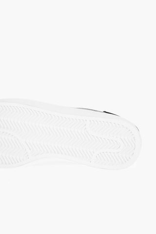 contrasting sole leather TENNIS TRAINER sneakers