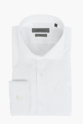 Camicia in Popeline con Collo Italiano