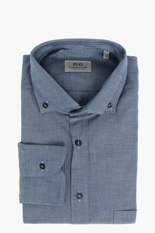 CC COLLECTION Camicia con Collo Button-down e Taschino
