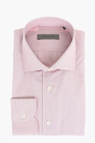 Camicia in Cotone Fil a fil con Collo Italiano