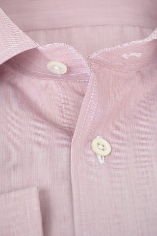 Camicia in Cotone Fil a fil con Collo Italiano