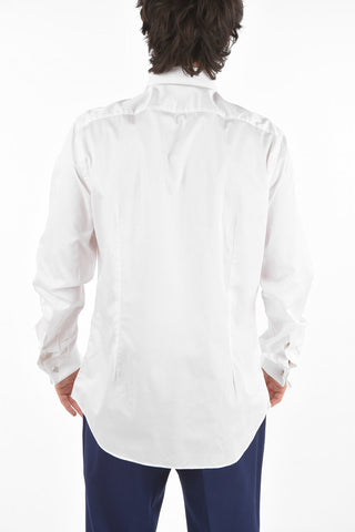 Camicia in Popeline con Collo Italiano