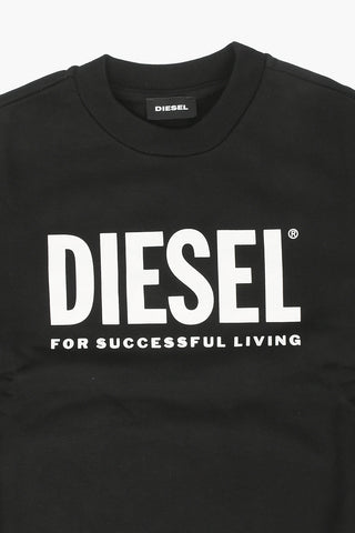 oversized SCREWDIVISION-LOGO crew-neck sweatshirt with maxi-print on the front