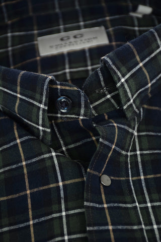 CC COLLECTION Cotton Checkered Shirt