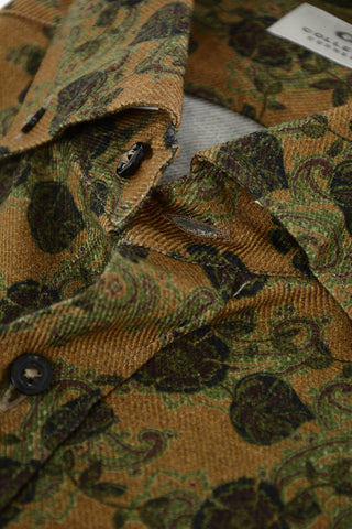 CC COLLECTION Flannel Shirt with Floral Pattern