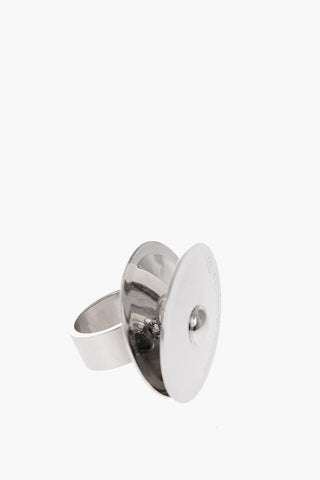 MM6 anello a tinta unita in ottone
