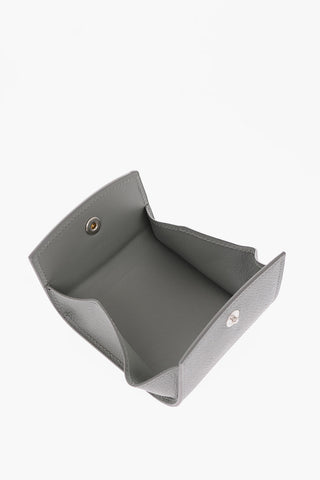 MM11 portamonete in pelle martellata