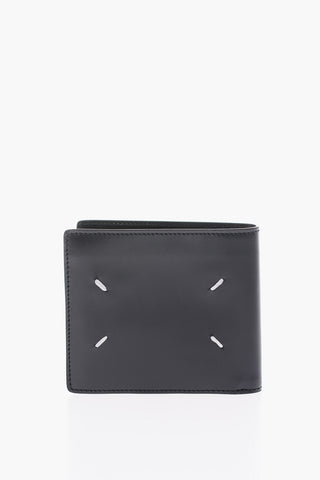 MM11 solid color leather wallet