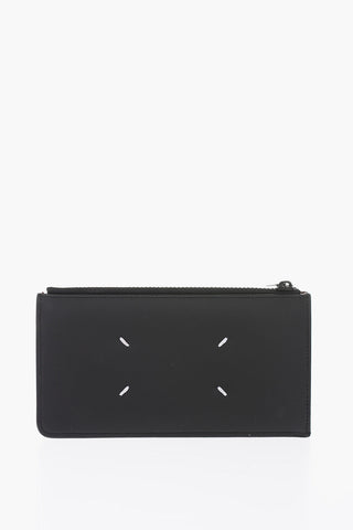 MM11 zip closure leather card holder