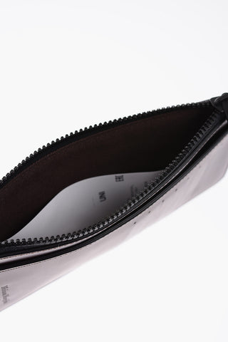 MM11 zip closure leather card holder