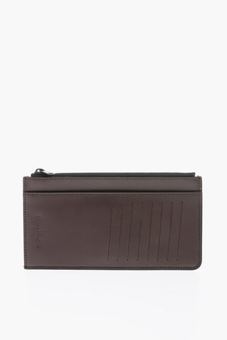 MM11 zip closure leather card holder