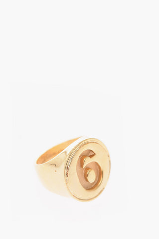 MM6 brass signet ring