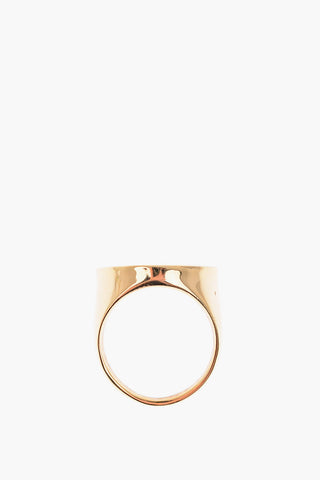 MM6 brass signet ring