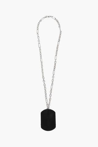 MM11 leather insert neck keyring