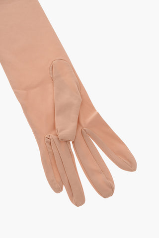 MM6 solid color opera gloves