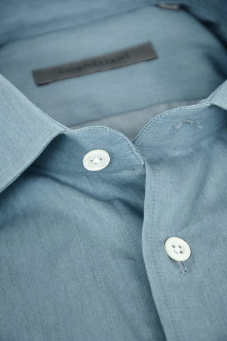Chambray Shirt with Standard Collar