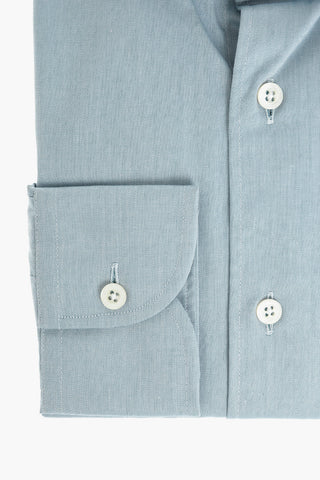 Chambray Shirt with Standard Collar