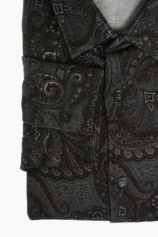 CC COLLECTION Patterned Shirt with Classic Collar