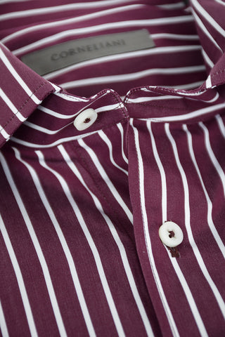Awning Striped Shirt with Classic Collar