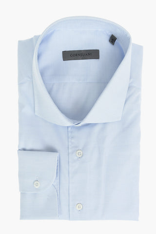 Cotton Pinpoint Shirt with Standard Collar
