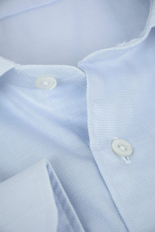 Cotton Pinpoint Shirt with Standard Collar