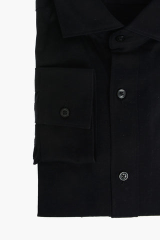 CC COLLECTION Stretched Cotton Shirt with Standard Collar