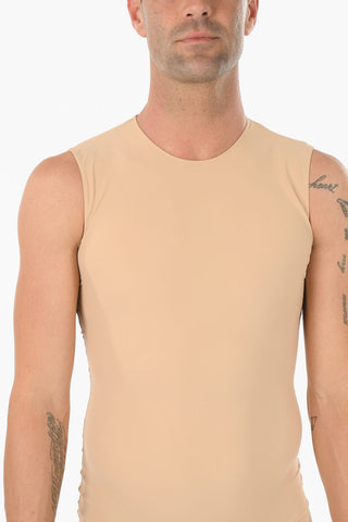 MM10 Back Closure Zip Sleeveless Body