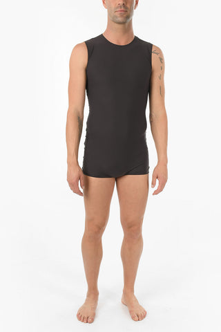 MM10 Back Closure Zip Sleeveless Body
