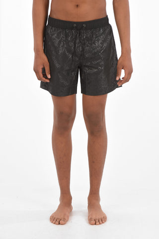 Printed CARRY OVER ELEGANT ALL OVER Boxer Swimsuit