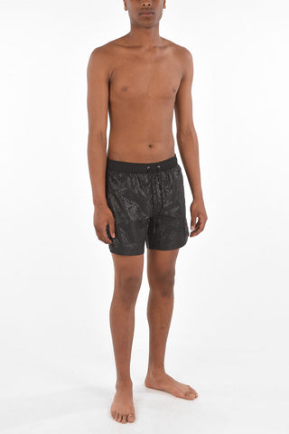 Printed CARRY OVER ELEGANT ALL OVER Boxer Swimsuit