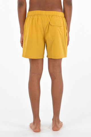 drawstring waist swim shorts