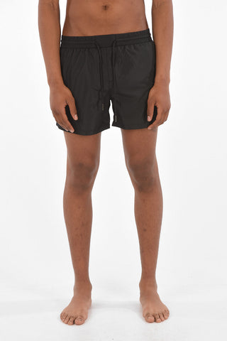 solid color ETHNIC Boxer Swimsuit