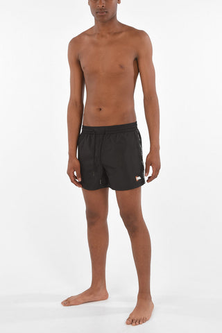 solid color ETHNIC Boxer Swimsuit