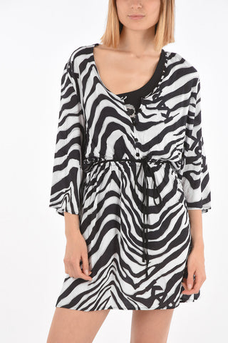 V-Neck ZEBRA Sarong