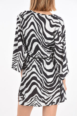 V-Neck ZEBRA Sarong