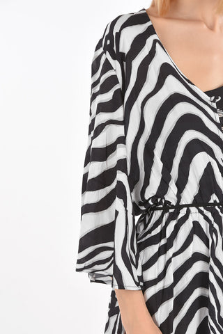 V-Neck ZEBRA Sarong
