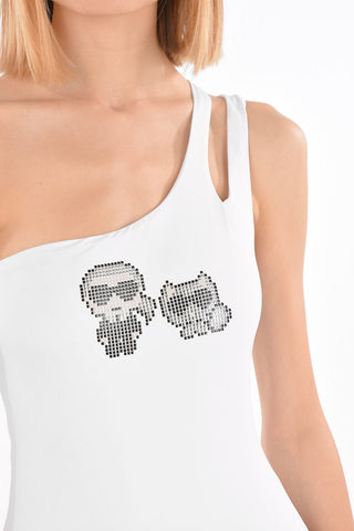 One Shoulder KARL & CHOUPETTE Swimsuit